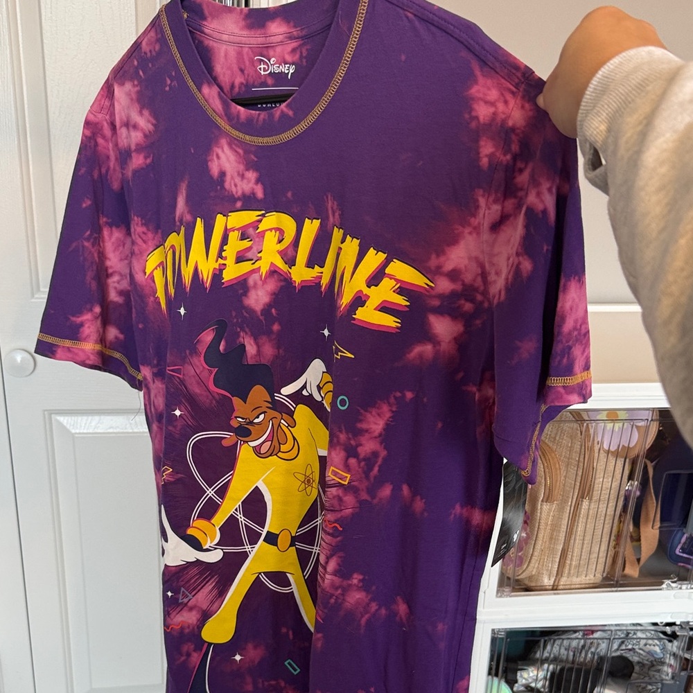BRAND NEW W/ TAGS Disney Powerline Goofy Movie Graphic Tee Tunic Dress